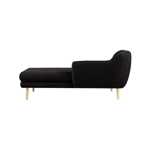 Czarna szezlong Mazzini Sofas Sardaigne-image-1