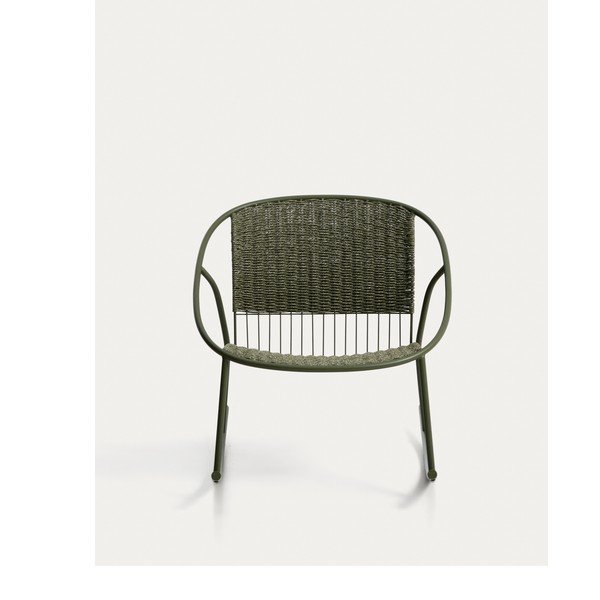 Zielony fotel ogrodowy Atrani – Kave Home-image-3