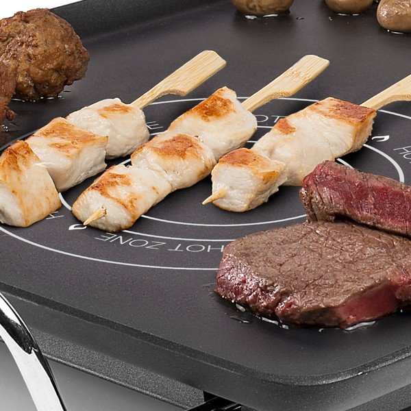 Czarny elektryczny grill stołowy Princess Table Chef Hot-Zone, moc 2500W-image-1