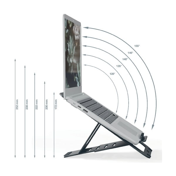 Regulowana podstawka pod laptopa Ergo – Leitz-image-4