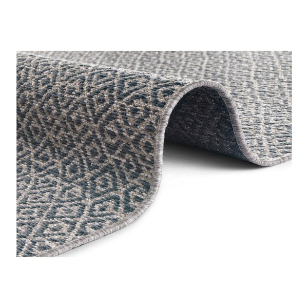 Niebieski dywan odpowiedni na zewnątrz Elle Decoration Bloom Croix, 140x200 cm-image-2