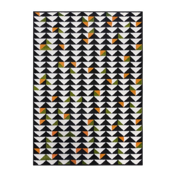 Czarno-biały dywan Mazzini Sofas Montreal, 120x170 cm