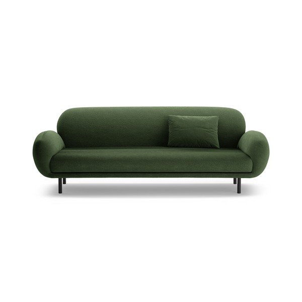 Zielona sofa z materiału bouclé 208 cm Poppy – Micadoni -image-3