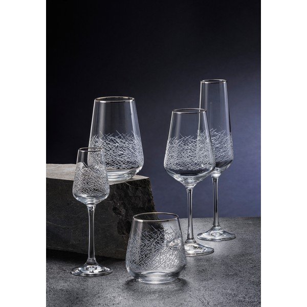 Zestaw 6 kieliszków do wina Crystalex Frost, 450 ml-image-4