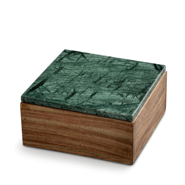 Pudełko z marmurowym wieczkiem NORDSTJERNE, 12,5x12,5 cm