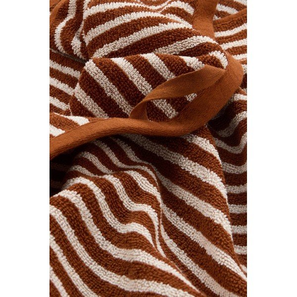 Koniakowy/kremowy bawełniany ręcznik kąpielowy 70x140 cm Dixie – Jotex-image-3