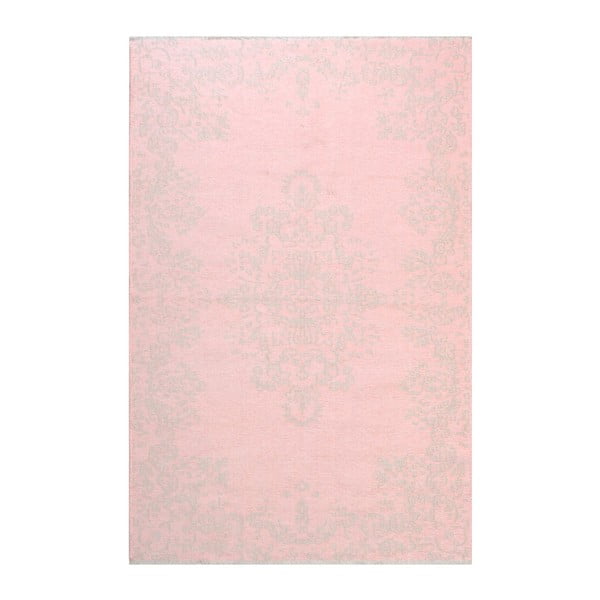 Kremowo-różowy dywan dwustronny Halimod Danya, 155x230 cm