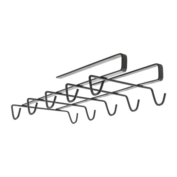 Czarny wiszący uchwyt na kubki Metaltex My Mug Lava