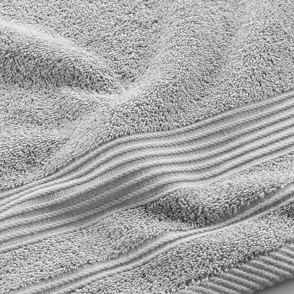 Jasnoszary bawełniany ręcznik frotte 50x90 cm Tendresse – douceur d'intérieur-image-2