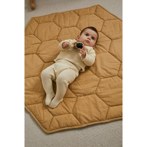 Żółta mata do zabawy dla dzieci Honeycomb – Lorena Canals-image-2