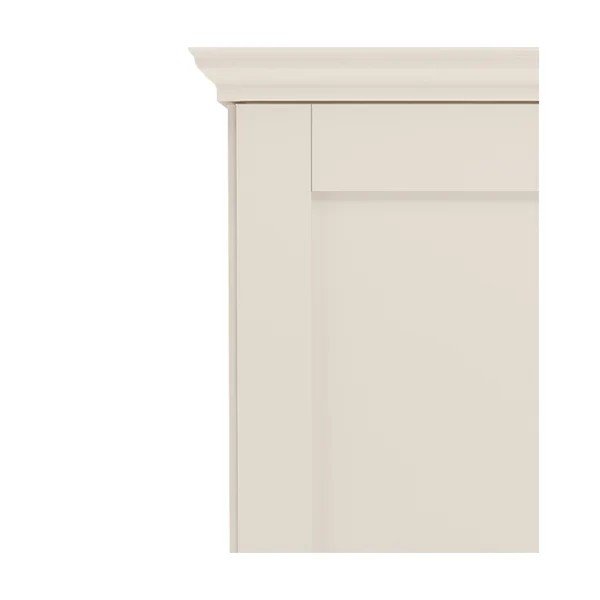 Beżowa szafka z matowym wykończeniem 83x130x35 cm Binz – Støraa-image-4