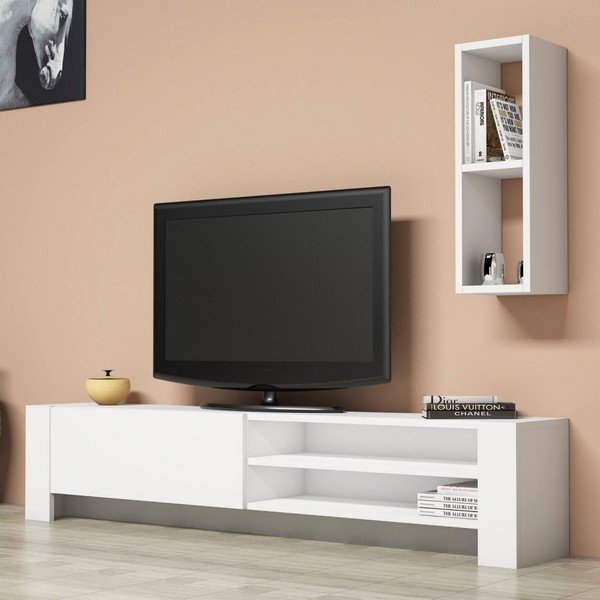 Biała szafka pod TV Naz-image-4