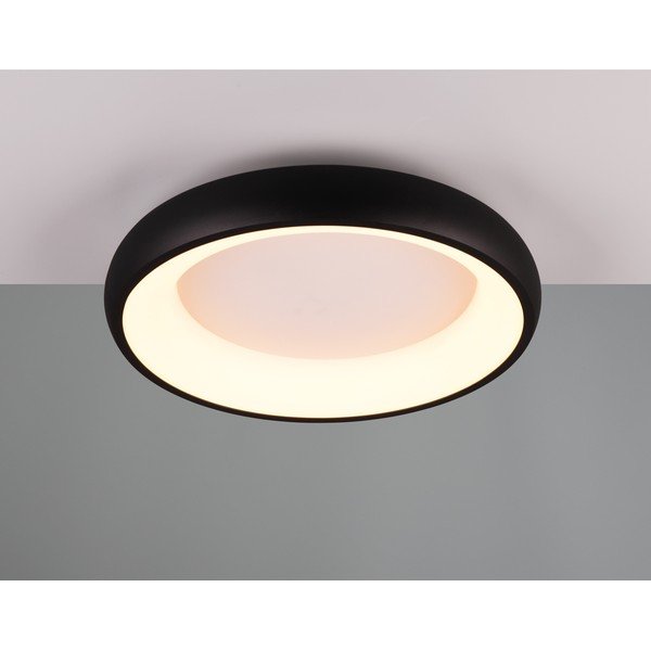 Czarna lampa sufitowa LED ze ściemniaczem Cardona – Trio-image-1