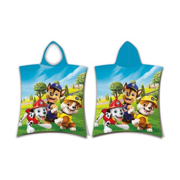 Bawełniane ponczo dziecięce w rozmiarze 3-8 lat Paw Patrol – Jerry Fabrics