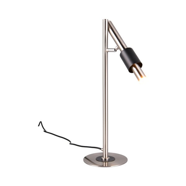 Lampa stołowa LED w czarno-srebrnym kolorze (wysokość 50 cm) Ikaris – Trio Select-image-1