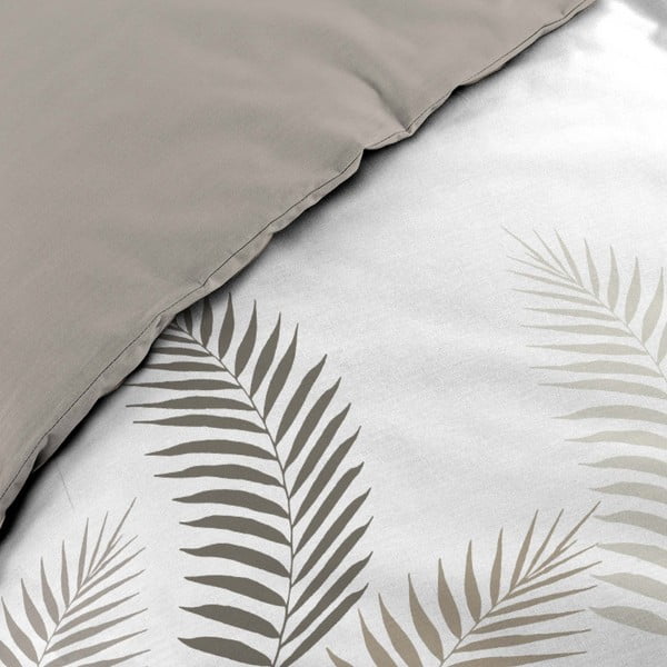 Biało-szara bawełniana pościel dwuosobowa 200x200 cm Goyave – douceur d'intérieur-image-4