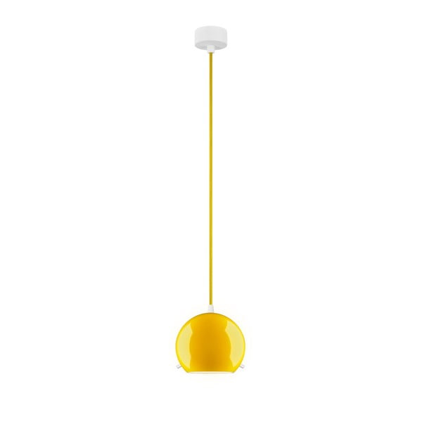Żółta lampa wisząca Sotto Luce Myoo