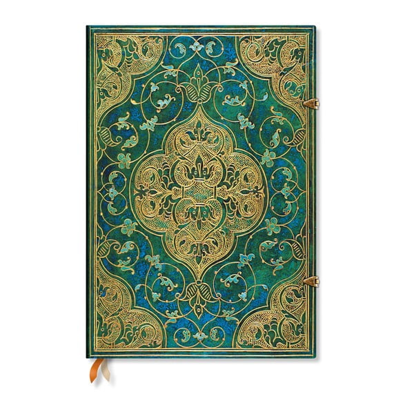 Notes w twardej oprawie Paperblanks Turquoise Chronicles, 21x30 cm