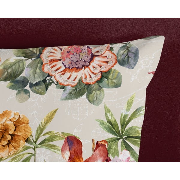 Beżowa bawełniana pościel jednoosobowa 140x200 cm – Good Morning-image-3