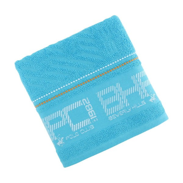 Ręcznik bawełniany BHPC 50x100 cm, pastelowy niebieski