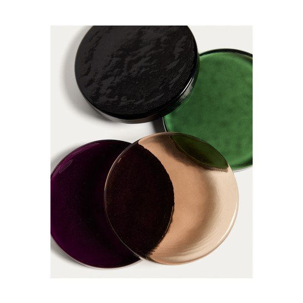 Ciemnobrązowa szklana podkładka Obila – Kave Home-image-3