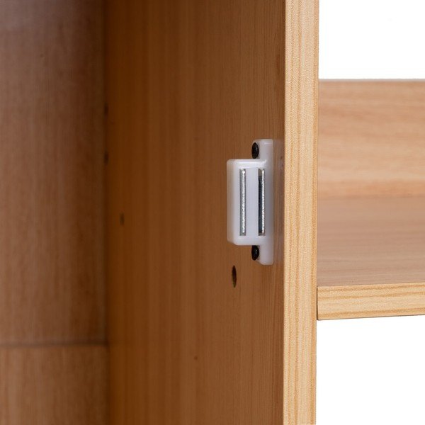 Szafa otwarta w naturalnym kolorze 100x190x48 cm Armarios – Casa Selección-image-3