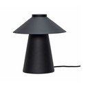 Czarna metalowa lampa stołowa Chipper – Hübsch