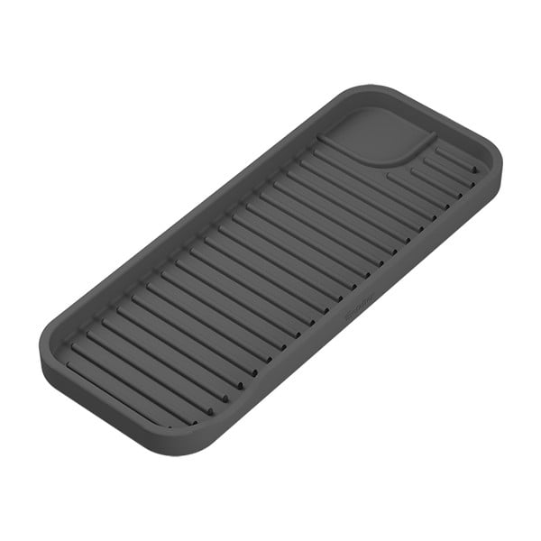 Szary silikonowy organizer do zlewu – Metaltex