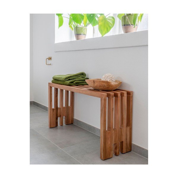 Misa z drewna tekowego House Nordic Rio, średnica 20 cm-image-1