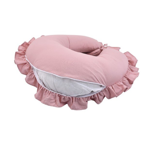 Różowa poduszka do karmienia – Mila Home-image-3