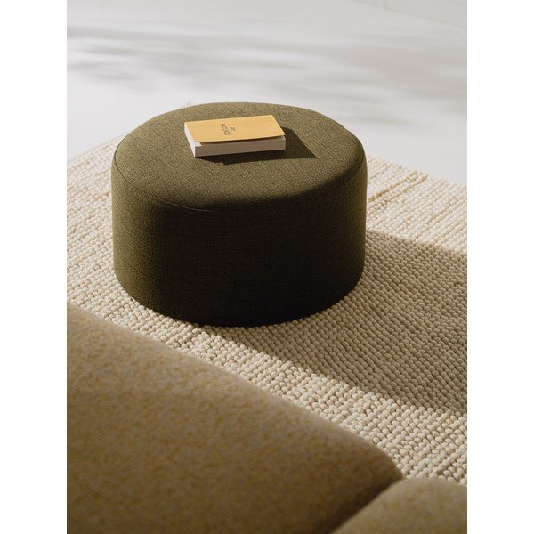 Puf w kolorze khaki Folk – noo.ma-image-1