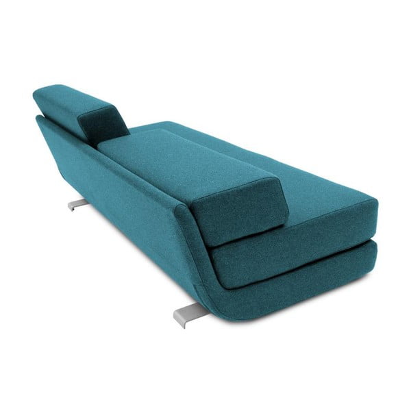 Turkusowa rozkładana sofa Softline Lounge-image-2
