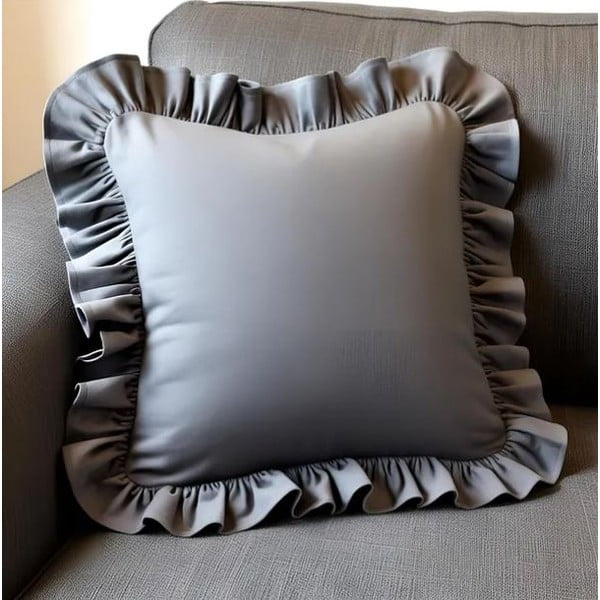Poszewka na poduszkę z mieszanki bawełny 40x40 cm Ruffled – Mila Home