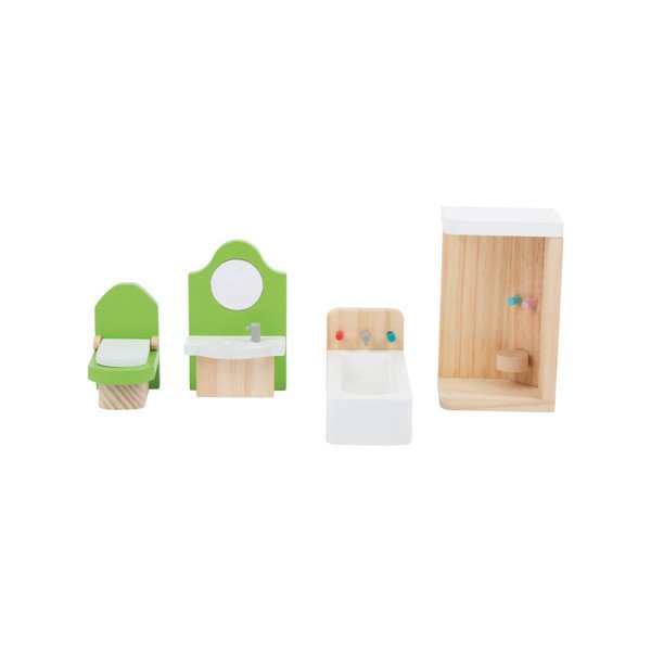 Zestaw drewnianych mebli dla lalek Legler Bathroom-image-3