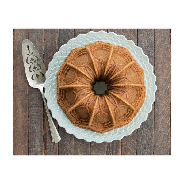 Forma na babkę w kolorze srebra Nordic Ware Cathedral, 2,1 l-image-1