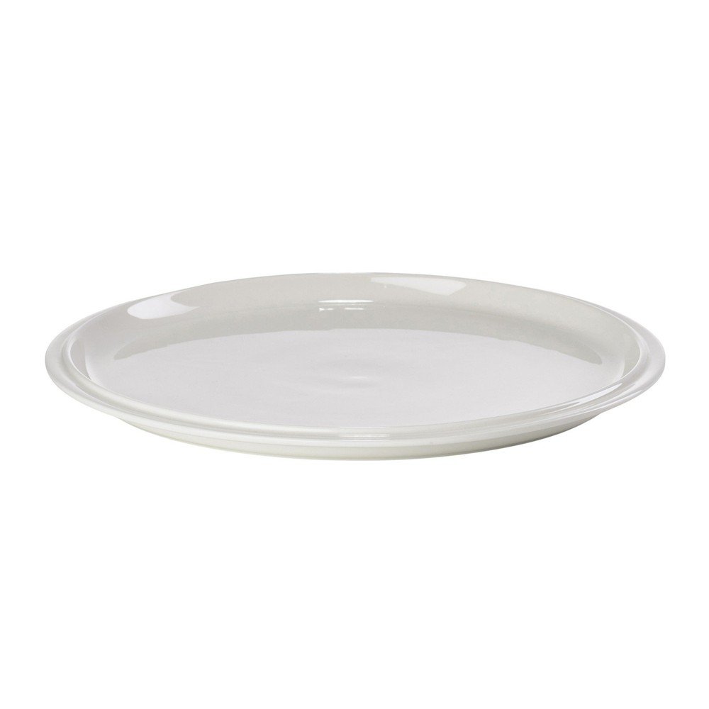 Kremowy porcelanowy talerz ø 24 cm Eau – Zone