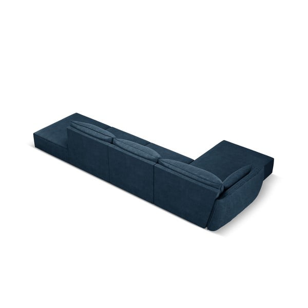 Ciemnoniebieski narożnik (lewostronny) Vanda – Mazzini Sofas-image-3