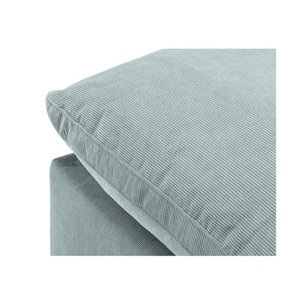 Jasnoniebieska narożna część sztruksowej sofy modułowej Windsor & Co Sofas Galaxy, prawostronna-image-4