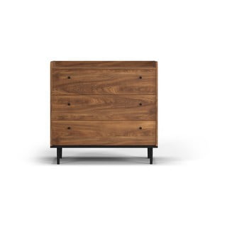 Niska komoda w dekorze orzecha 90x90 cm Ely – Cosmopolitan Design