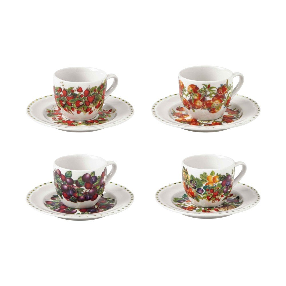 Białe filiżanki zestaw 4 szt. new bone china 90 ml Le Primizie – Brandani