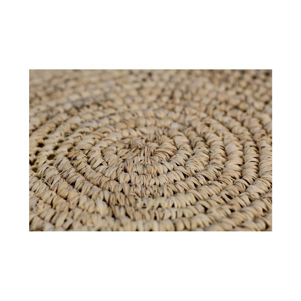 Puf z rafii HSM collection Raffia, 34 x 40 cm-image-1