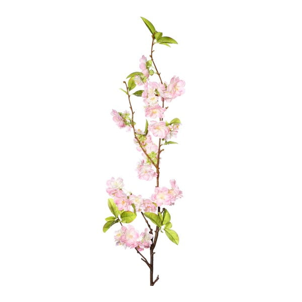 Sztuczna gałązka z różowymi kwiatkami Ixia Pear Tree, wys. 114 cm