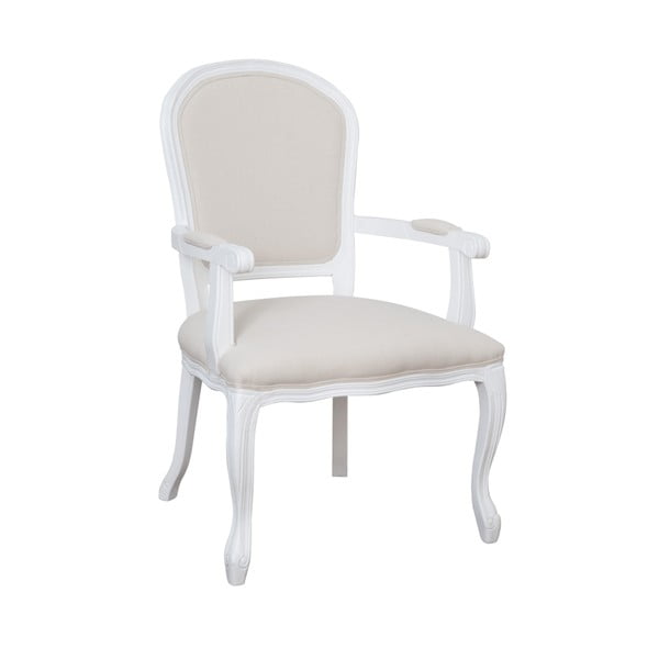 Białe krzesło z drewna topoli Livin Hill Lola