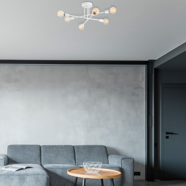 Biała lampa sufitowa 64x64 cm Flower – Opviq lights-image-1