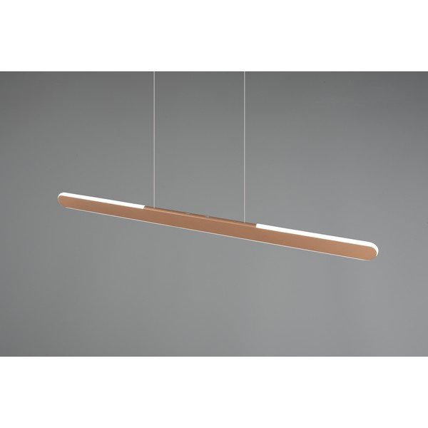 Brązowa lampa wisząca LED Helios – Trio-image-2