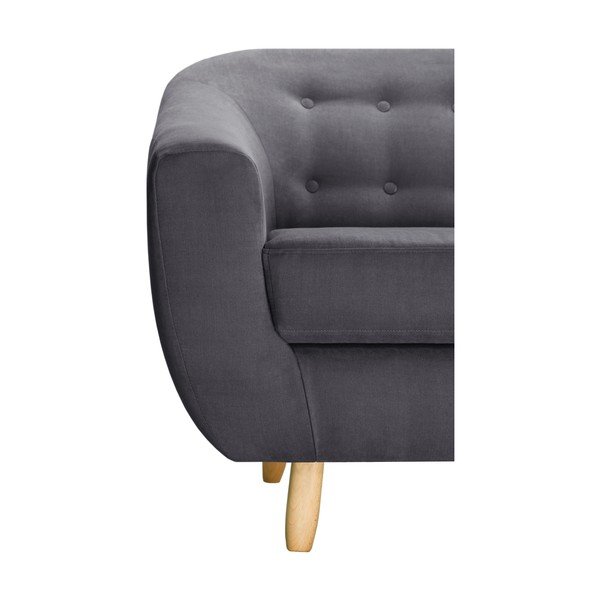 Antracytowy fotel Jalouse Maison Vicky-image-4
