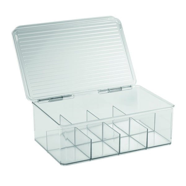 Pudełko na herbaty ekspresowe iDesign Binz Tea, 27,5x18,5 cm-image-1