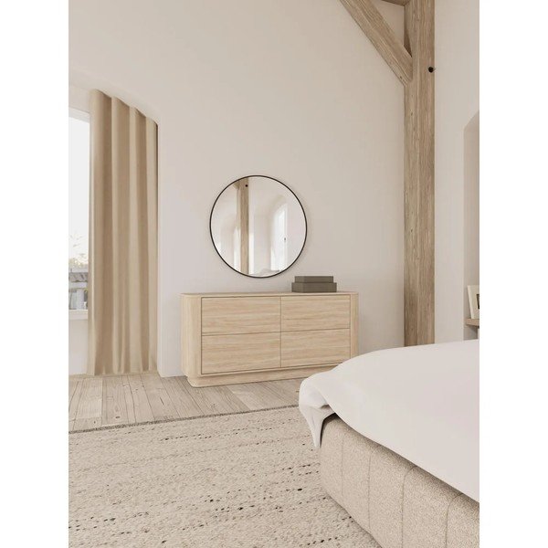 Komoda w dekorze dębu w jasnym naturalnym kolorze 160x75x40 cm Atmore – Actona-image-1