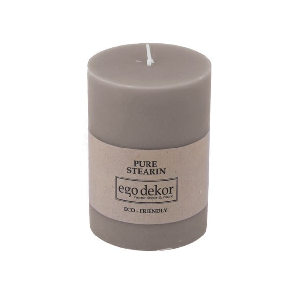 Beżowobrązowa świeczka Eco candles by Ego dekor Friendly, 37 h