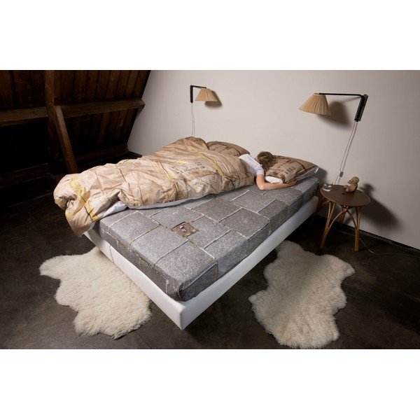 Bawełniane prześcieradło Snurk Le-Trottoir 90x200 cm-image-1